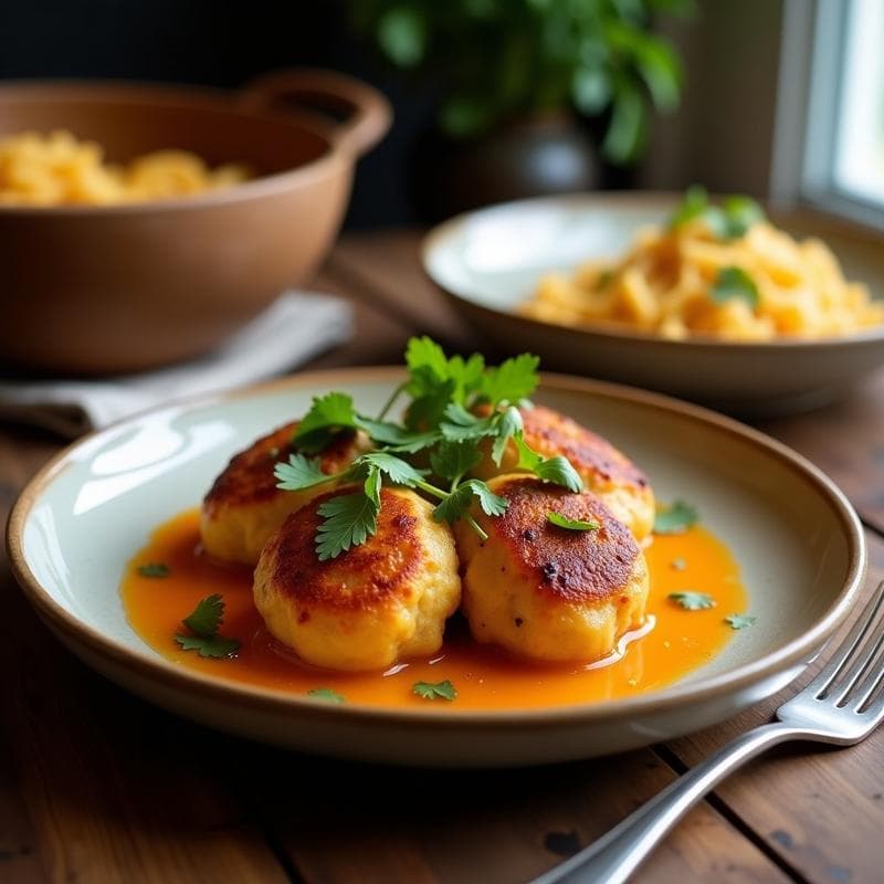 Albóndigas de Jackfruit y Cacahuete: Receta Vegana con Sabor a Satay en Olla Lenta