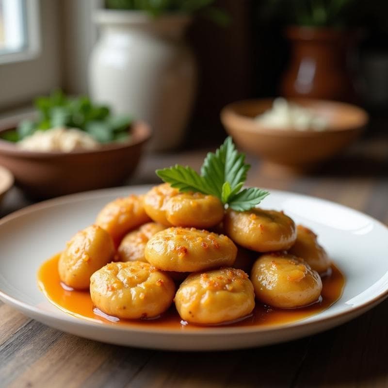 Albóndigas de Lentejas y Algodón de Azúcar Ahumado: Receta Vegana con Toque Dulce-Salado