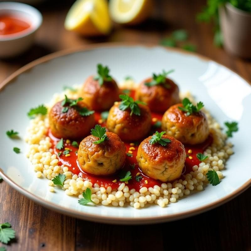 Albóndigas de Lentejas Corail y Alcachofas: Receta en Olla Exprés Vegana y Sin Gluten