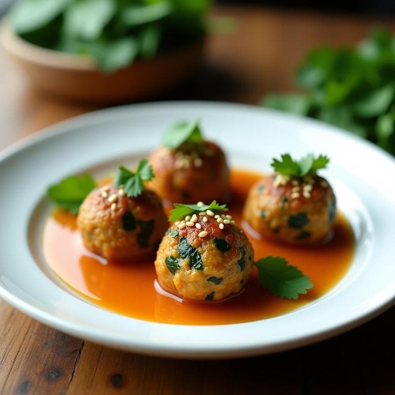 Albóndigas de Lentejas Rojas y Espinacas: Receta en Olla Express sin Gluten