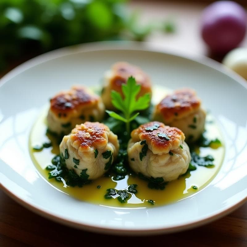 Albóndigas de Merluza y Espinacas al Vapor: Receta Española Keto y Sin Lactosa