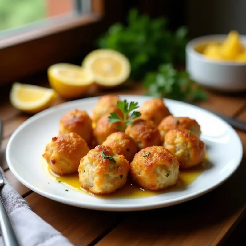 Albóndigas de Merluza y Limón Confitado: Receta Española en Airfryer y Sin Gluten