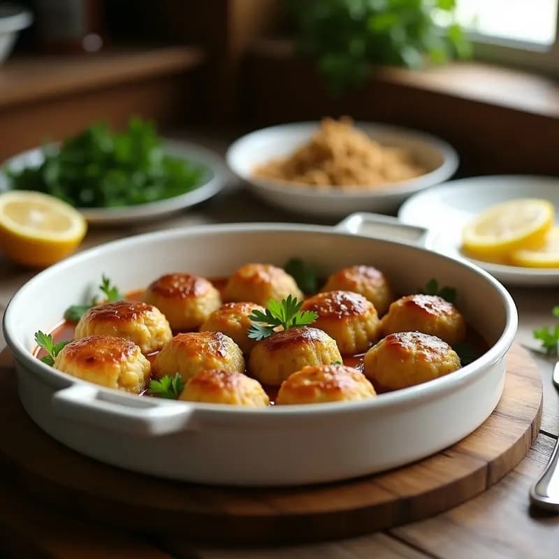 Albóndigas de Merluza y Patata: Receta Gallega Sin Huevos en Horno