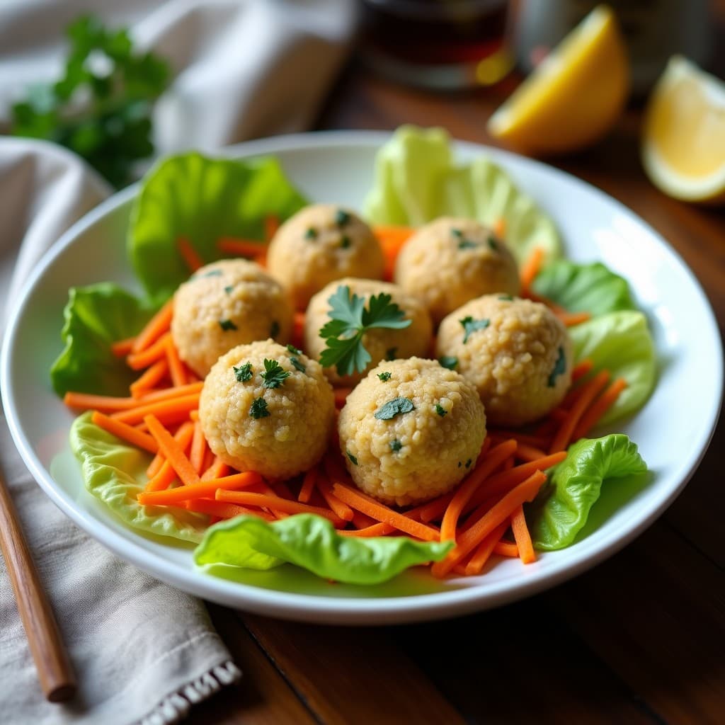 Albóndigas de Merluza y Quinoa al Vapor: Receta Peruana Baja en Grasas en Olla Exprés