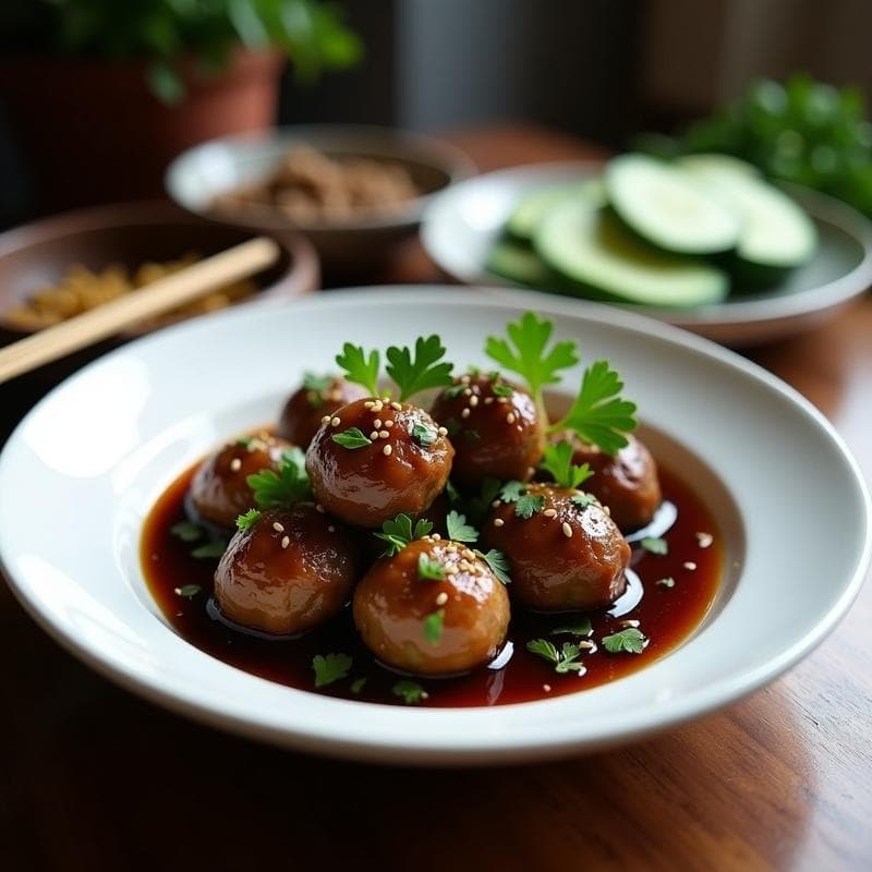 Albóndigas de Mongolia de Ternera y Calabacín: Receta en Olla Express y Baja en Grasas