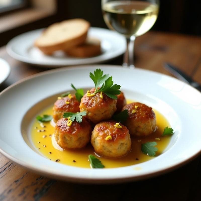Albóndigas de Seitan al Vino Blanco: Receta en Airfryer Sin Aceite
