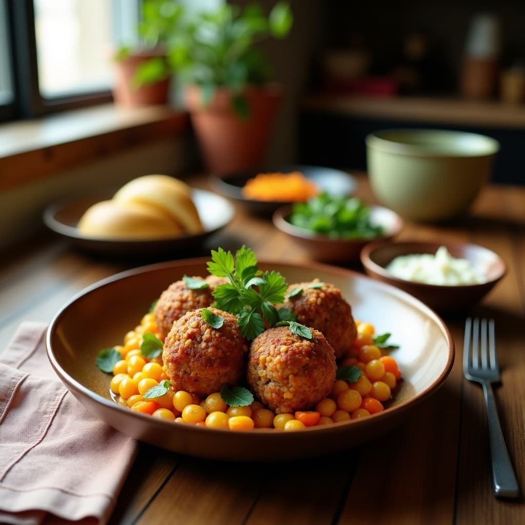 Albóndigas de Sincelejo de Carne Vegetal y Avena: Receta Colombiana Alta en Proteína en Airfryer