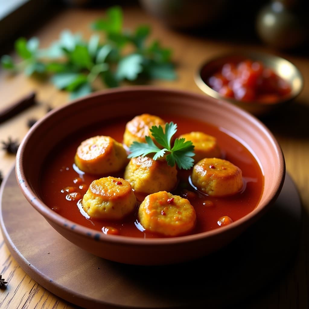 Albóndigas de Tofu y Chutney de Ciruela: Receta Vegana con Toque Indio en Olla Lenta