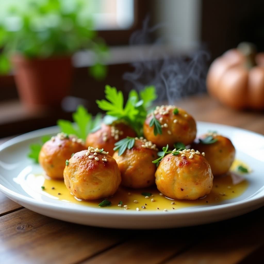 Albóndigas de Tofu y Semillas de Calabaza al Vapor: Receta Keto y Sin Lactosa en Olla Express