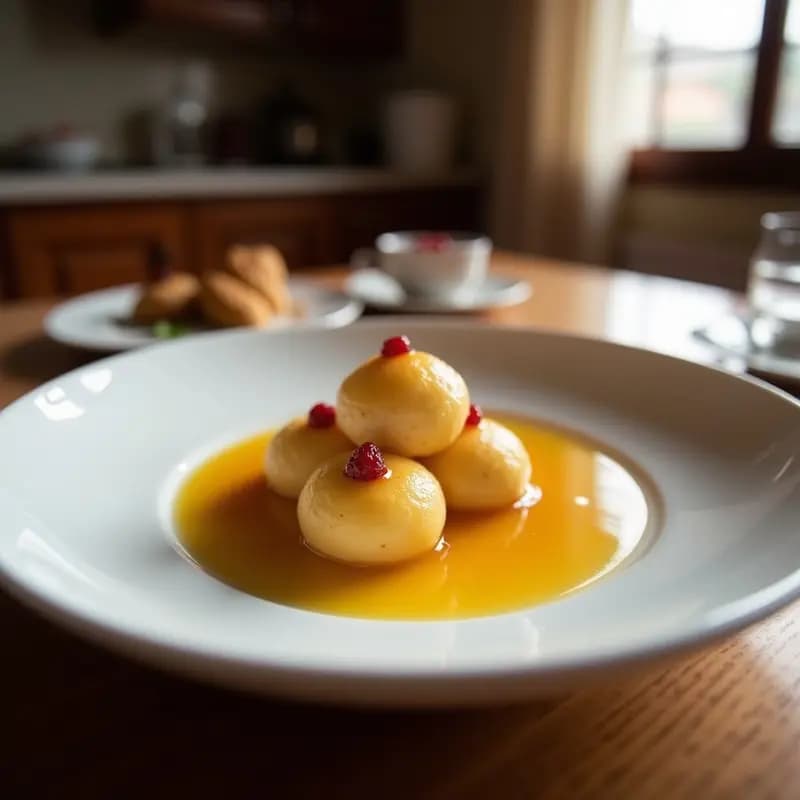 Albornías: Postre de Semola y Miel Típico de la Alpujarra