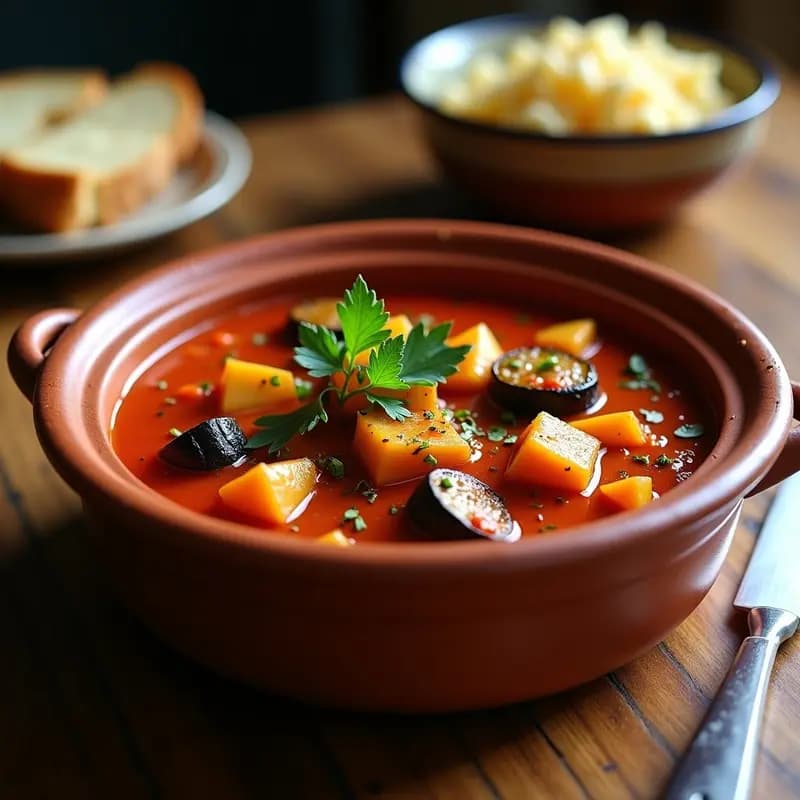Alboronía de Berenjenas y Calabacines: Guiso Andaluz Vegano en 40 Minutos