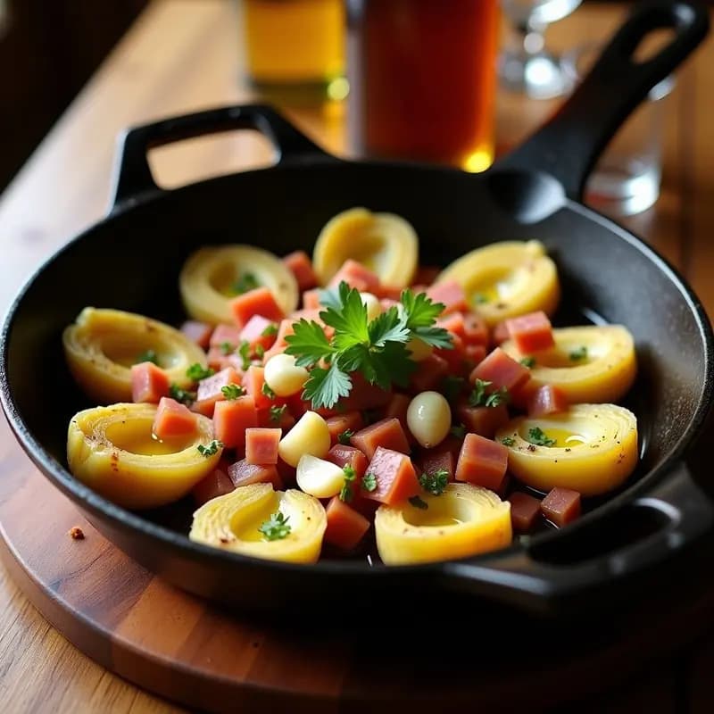 Alcachofas al Ajillo con Jamón Serrano: Tapa Andaluza en 15 Minutos