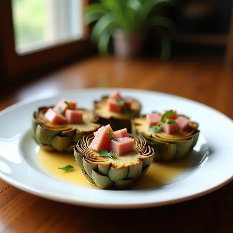 Alcachofas a la Plancha con Jamón Serrano: Entrante Ligero y Elegante
