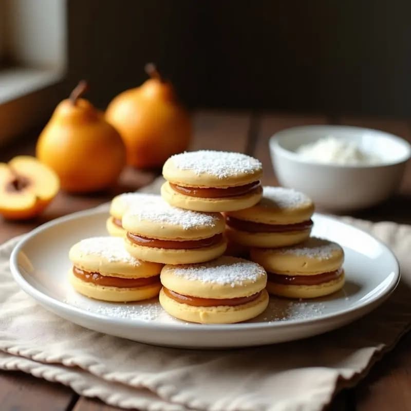  Alfajores Argentinos de Maicena y Dulce de Membrillo: Receta Tradicional Sin TACC