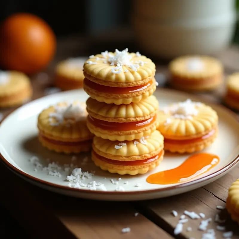Alfajores Colombianos de Maíz y Guayaba: Postre Sin Harina con Relleno de Queso Campesino
