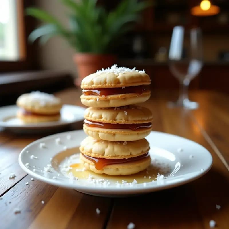 Dulce de Leche Alfajores: Galletas Argentinas Rellenas de Caramelo