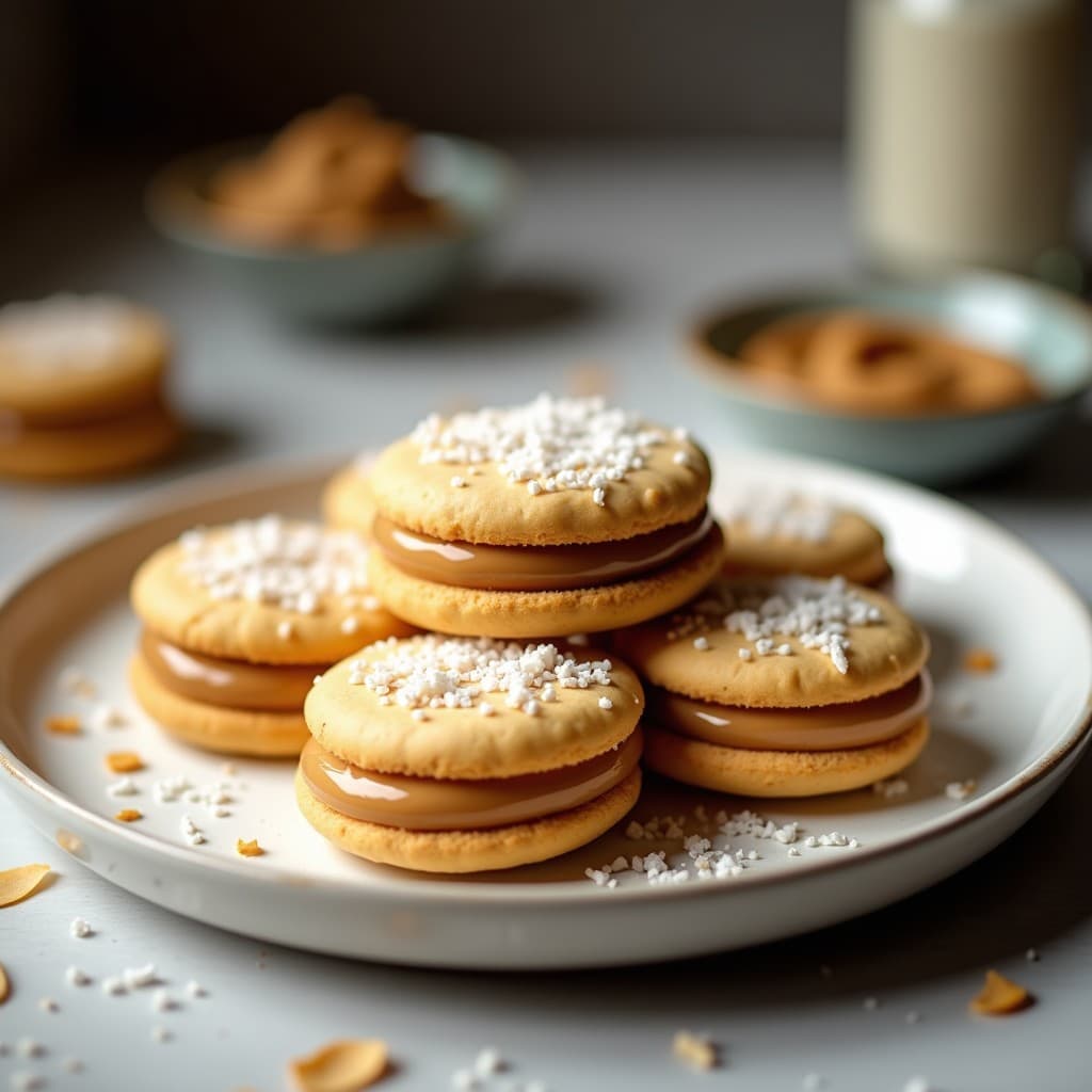 Alfajores de Harina de Almendra y Trehalosa: Postre Argentino Keto Sin Azúcar
