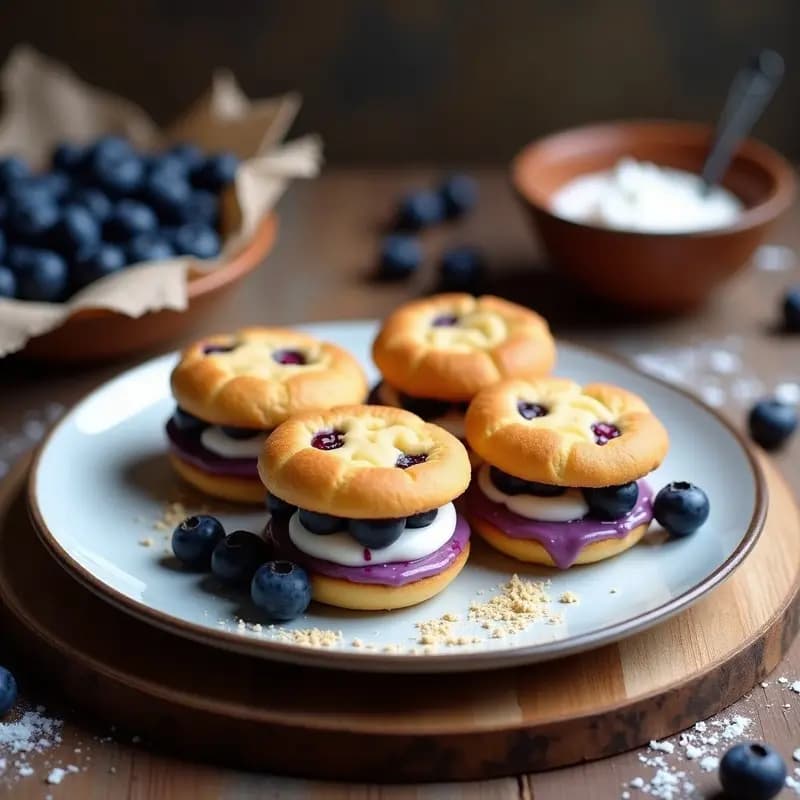 Alfajores de Maicena y Arándanos: Receta Peruana Sin Gluten y Sin Lácteos