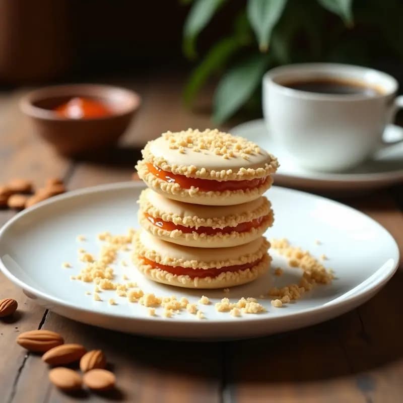 Alfajores de Maicena y Dulce de Guayaba: Postre Peruano Sin TACC y Sin Lactosa