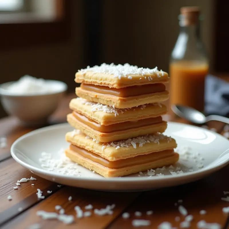 Alfajores de Maicena Rellenos de Dulce de Leche Casero: Postre Argentino Sin Horno