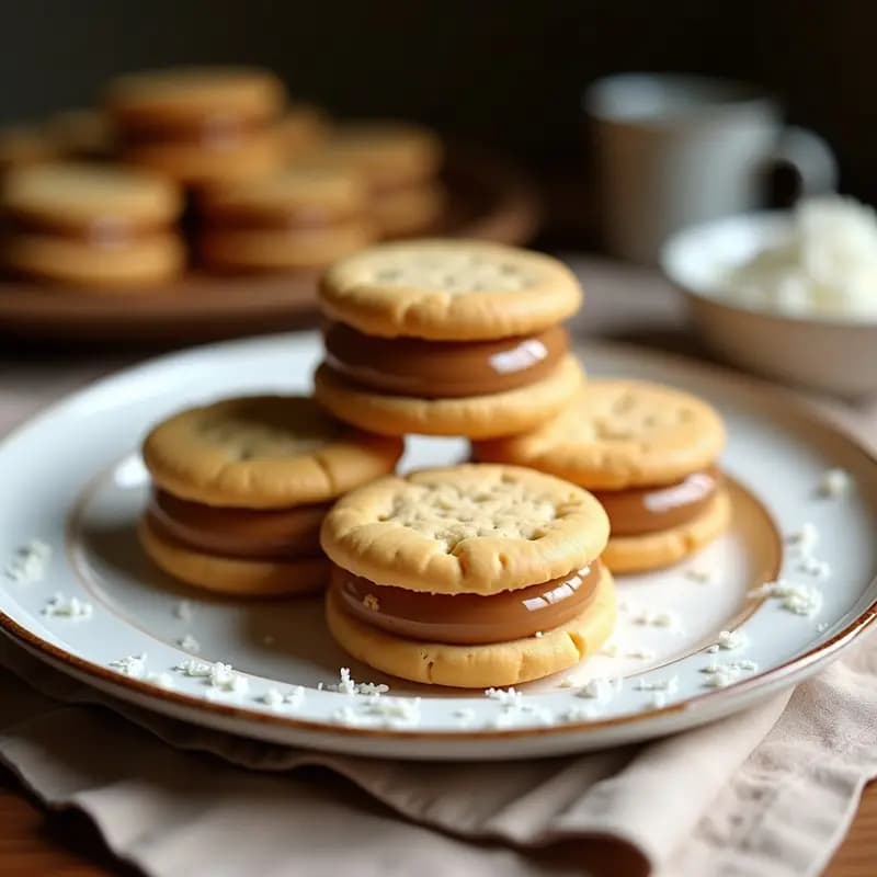 Alfajores de Maicena y Dulce de Leche: Receta Argentina Clásica con Toque Sin Gluten