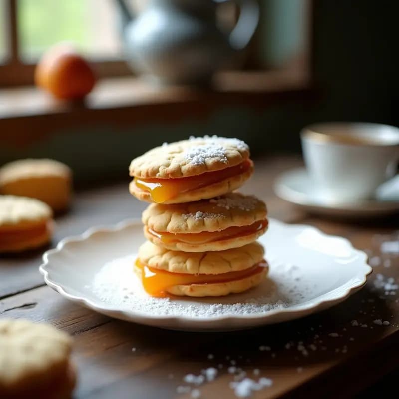 Alfajores de Maicena Rellenos de Membrillo: Postre Argentino Sin Gluten y Esponjoso