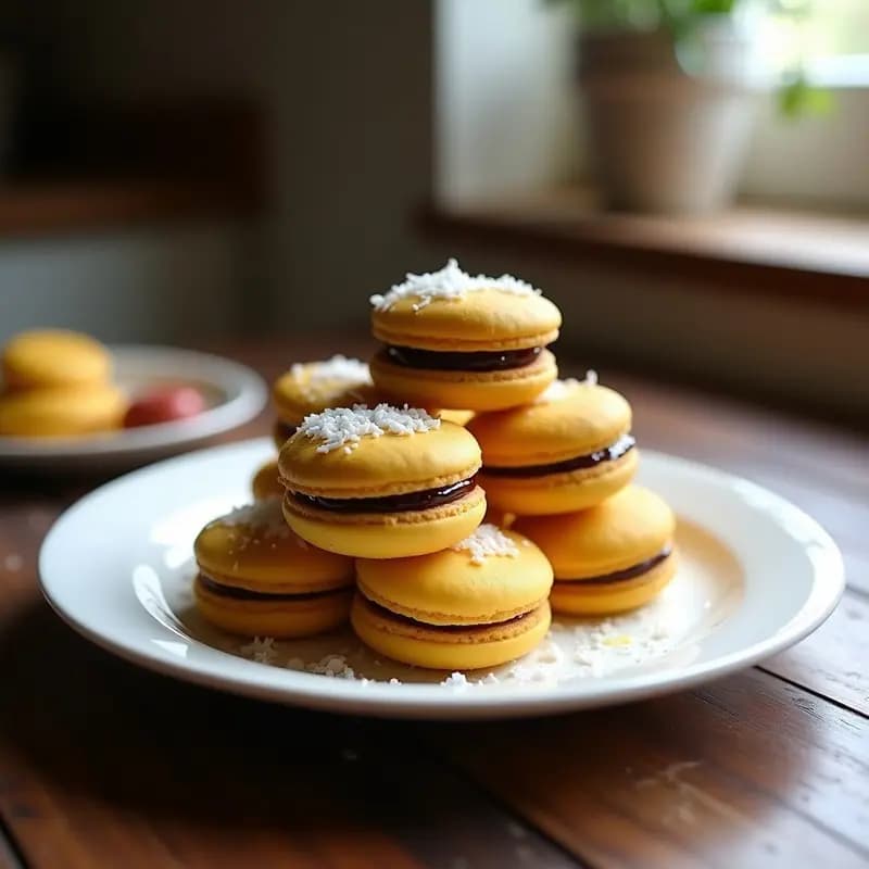 Alfajores de Maicena y Mermelada de Higo con Cúrcuma: Postre Argentino Sin Gluten
