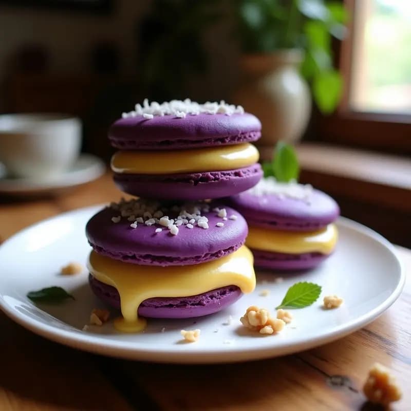 Alfajores de Maíz Morado y Crema de Lucuma: Postre Andino Sin Gluten y Antioxidante