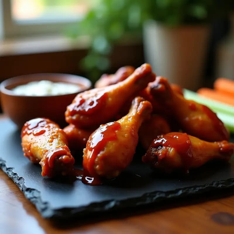 Alitas BBQ en Airfryer: Receta Crujiente con Salsa Casera en 20 Minutos