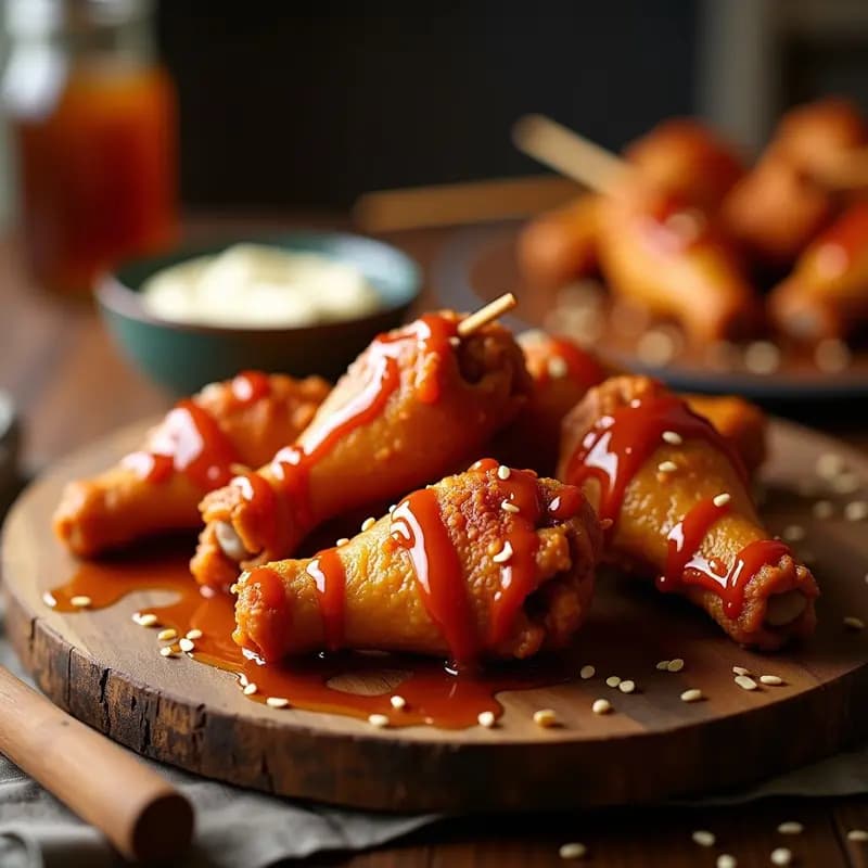 Alitas de Pavo con Salsa Buffalo y Azúcar Moreno: La Combinación Dulce y Picante que Engancha
