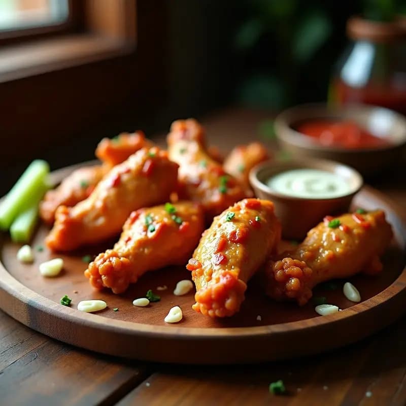 Alitas de Pollo con Pepperoni y Queso Azul: Receta Crujiente y Adictiva en Freidora