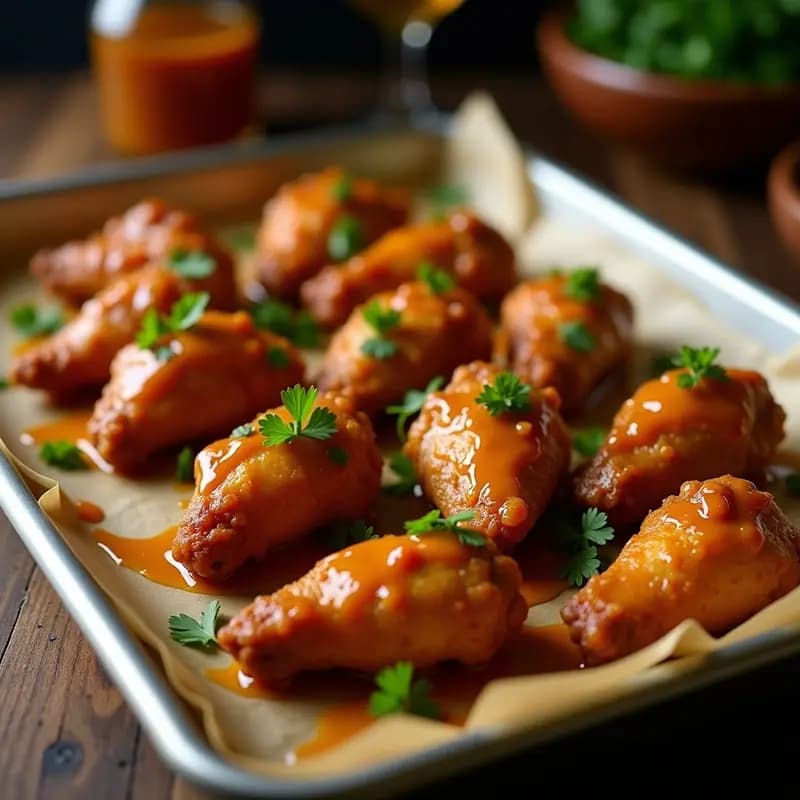 Alitas de Pollo Picantes y Crujientes al Horno con Miel y Mostaza: Receta Fácil y Adictiva