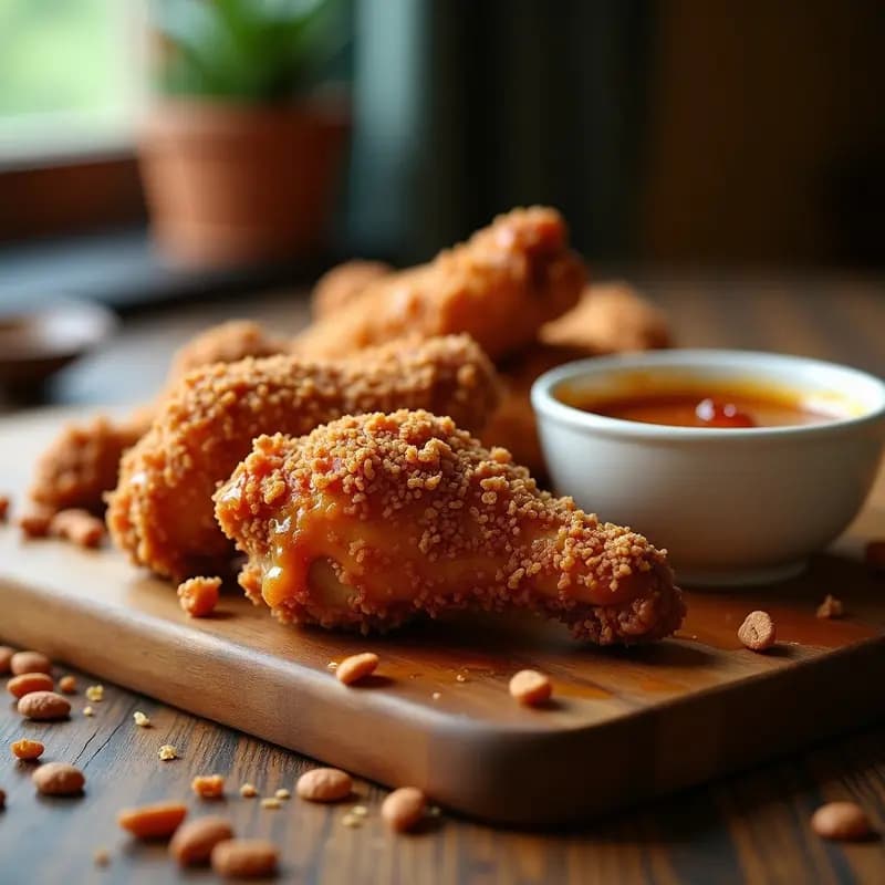 Alitas de Pollo empanizadas con Cereal de Chocolate: Receta Crujiente para Amantes del Dulce Salado