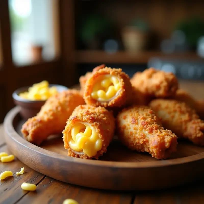 Alitas de Pollo Mac & Cheese: Crujientes por Fuera y Cargadas de Queso por Dentro