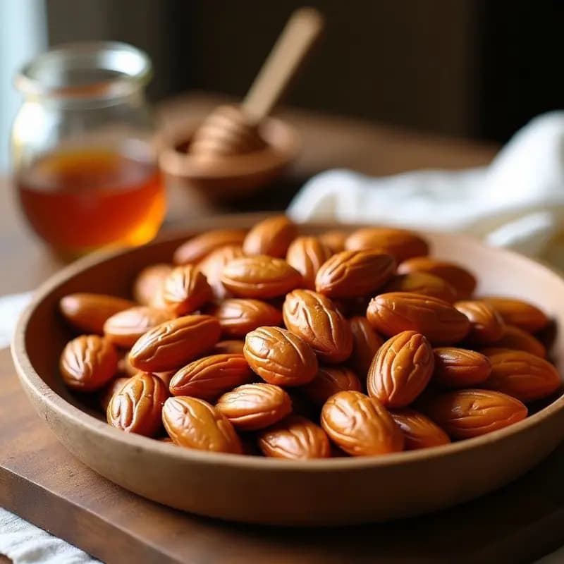 Almendras de Dragón con Miel y Canela: Snack Chino Crujiente y Energético
