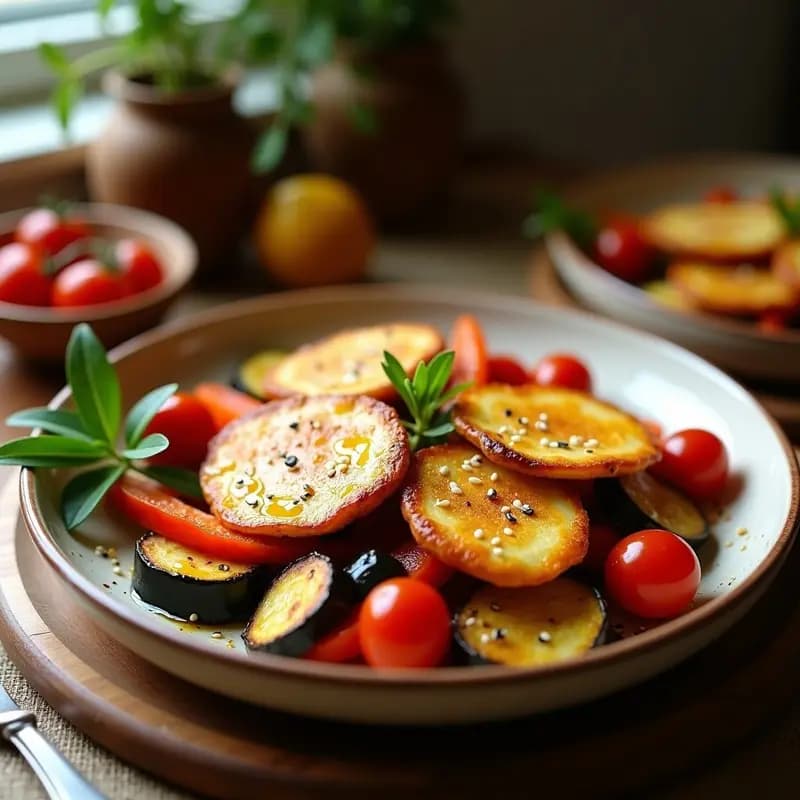 Alsoo de Queso Halloumi y Verduras al Horno: Receta Chipriota Keto y Sin Gluten