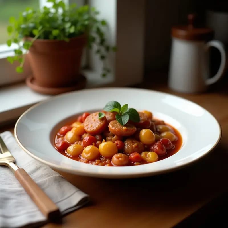 Alubias de Astorga con Compango: Fabada Leonésa en Versión Casera