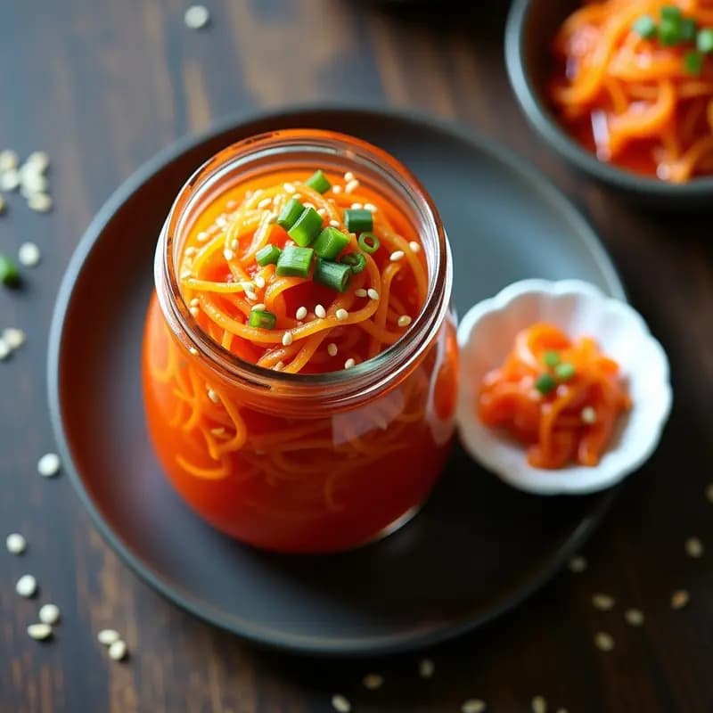 Aoji Invalidante Coreano con Calabacín: Banchan Picante y Fermentado en Casa