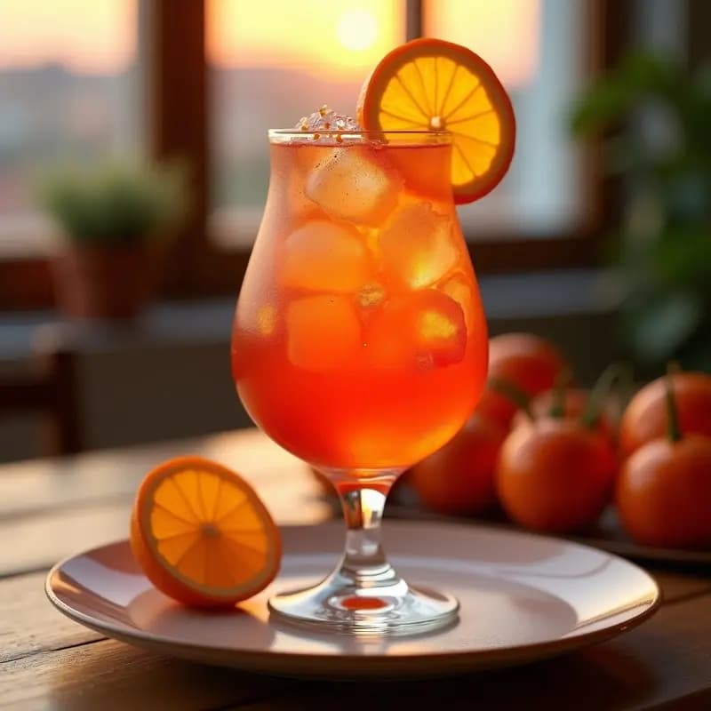 Aperol Spritz con Naranja y Hielo: Bebida Italiana Refrescante y Festiva en 5 Minutos