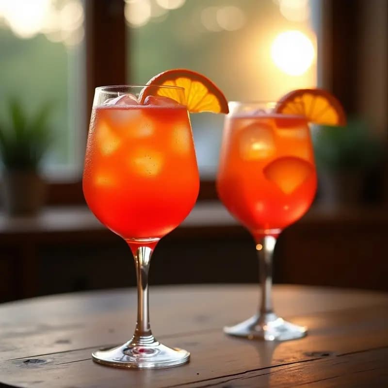 Aperol Spritz con Prosecco y Rodaja de Naranja: Cóctel Italiano Refrescante en 5 Minutos