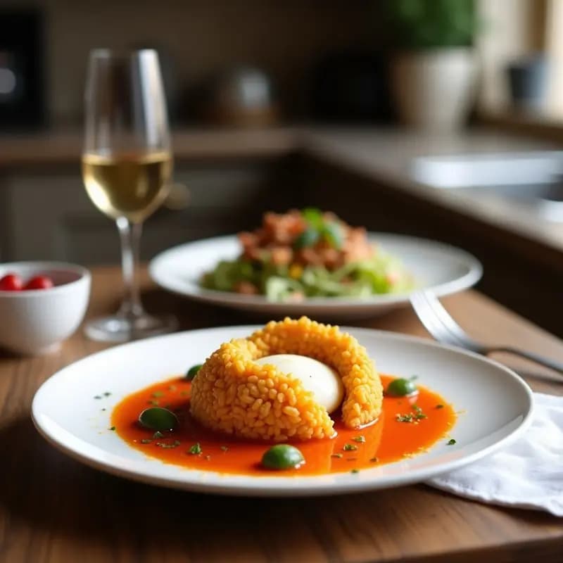 Arancini de Arroz Integral con Corazón de Mozzarella: Receta Italiana en Airfryer