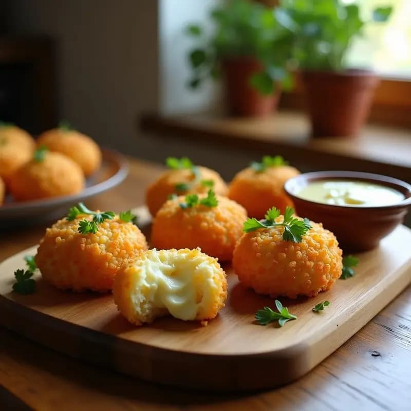 Arancini de Coliflor y Queso de Anacardos: Aperitivo Italiano Vegano en Airfryer
