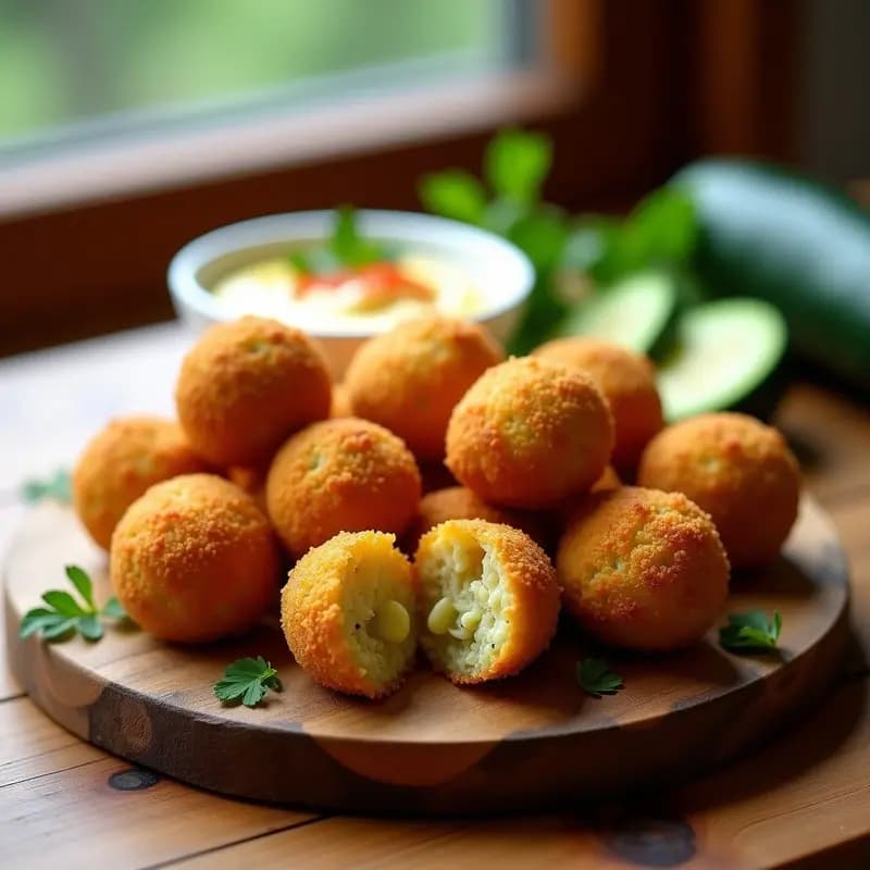 Arancini de Quinoa y Calabacín: Croquetas Italianas Sin Lactosa y Alta en Fibra