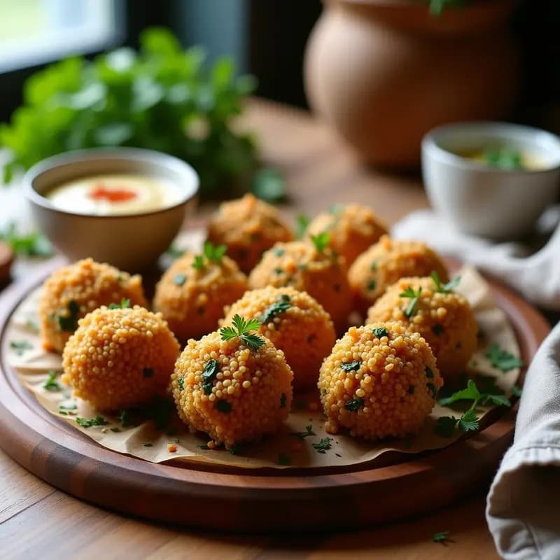 Arancini de Quinoa y Espinacas: Bolas Italianas sin Gluten Fritas en Airfryer