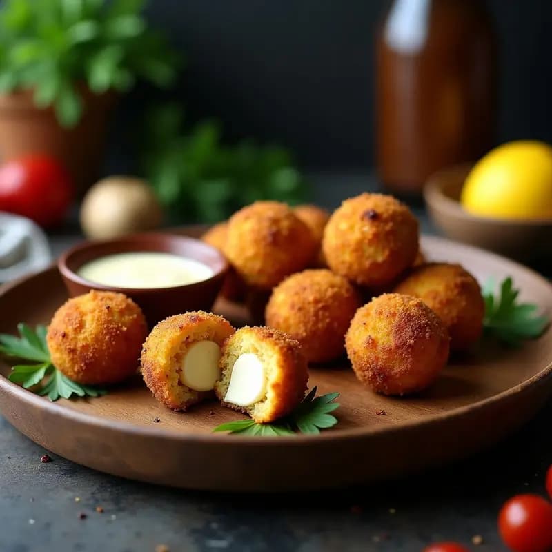 Arancini de Quinoa y Hongos Shiiitake: Receta Italiana Vegana y Sin Gluten en Airfryer