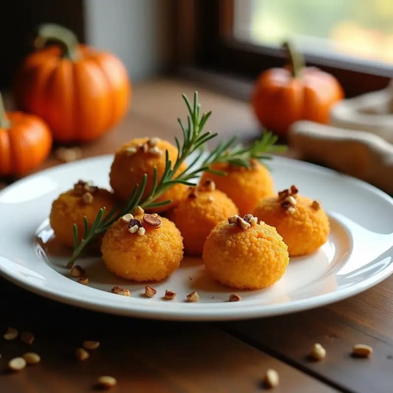 Arancini Italianos de Risotto de Calabaza: Receta Crujiente en Airfryer y Sin Gluten
