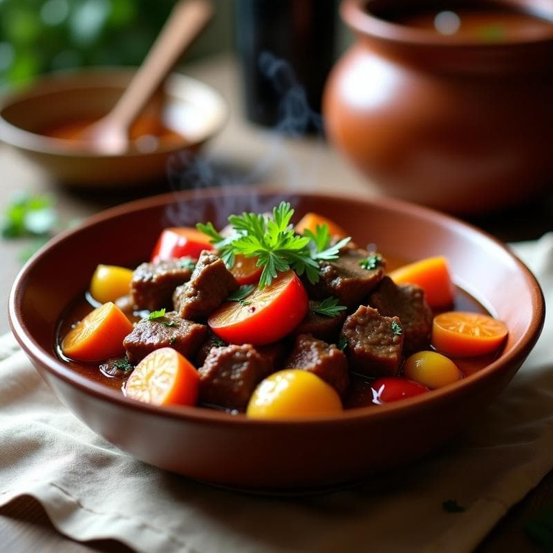 Arcopa de Res con Chirivía y Cerveza Negra: Receta Colombiana en Olla Lenta
