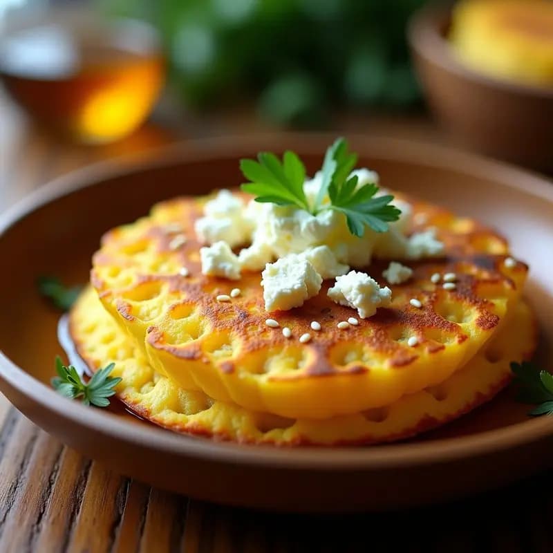 Arepa de Choclo y Queso Feta: Receta Colombiana-Venezolana con Toque Griego en Airfryer