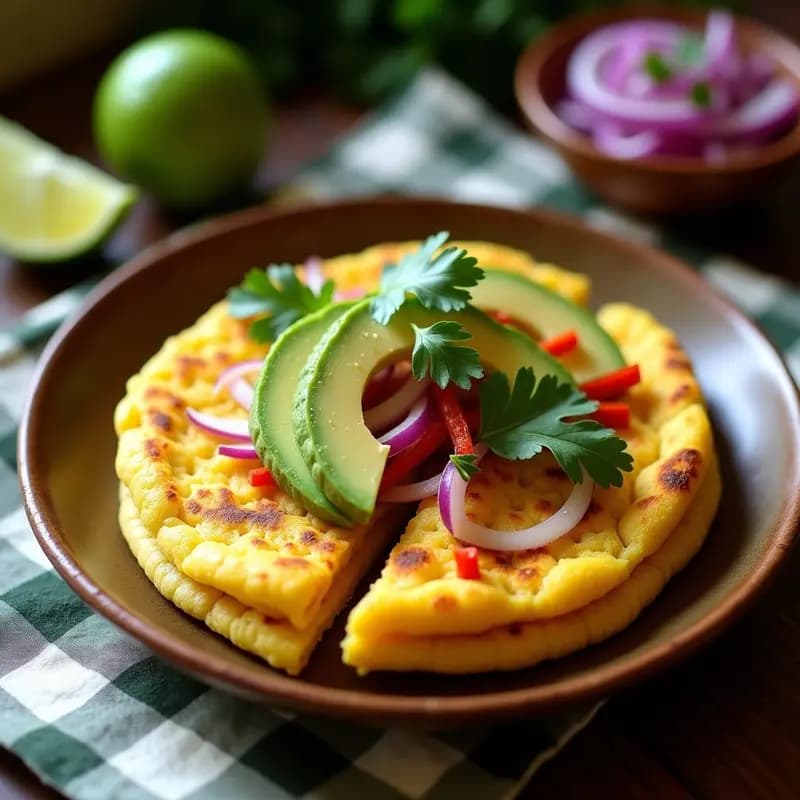 Arepa de Choclo con Queso Fresco y Aguacate: Receta Venezolana Sin Harina y Sin Lactosa