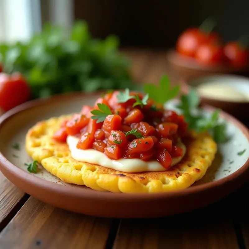 Arepa de Choclo con Queso Fresco y Hogao: Receta Venezolana al Estilo Casero